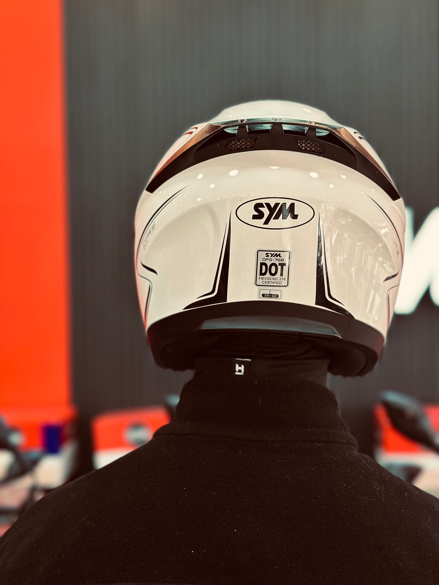 CASQUE DOUBLE VISIÈRE SYM ORIGINAL