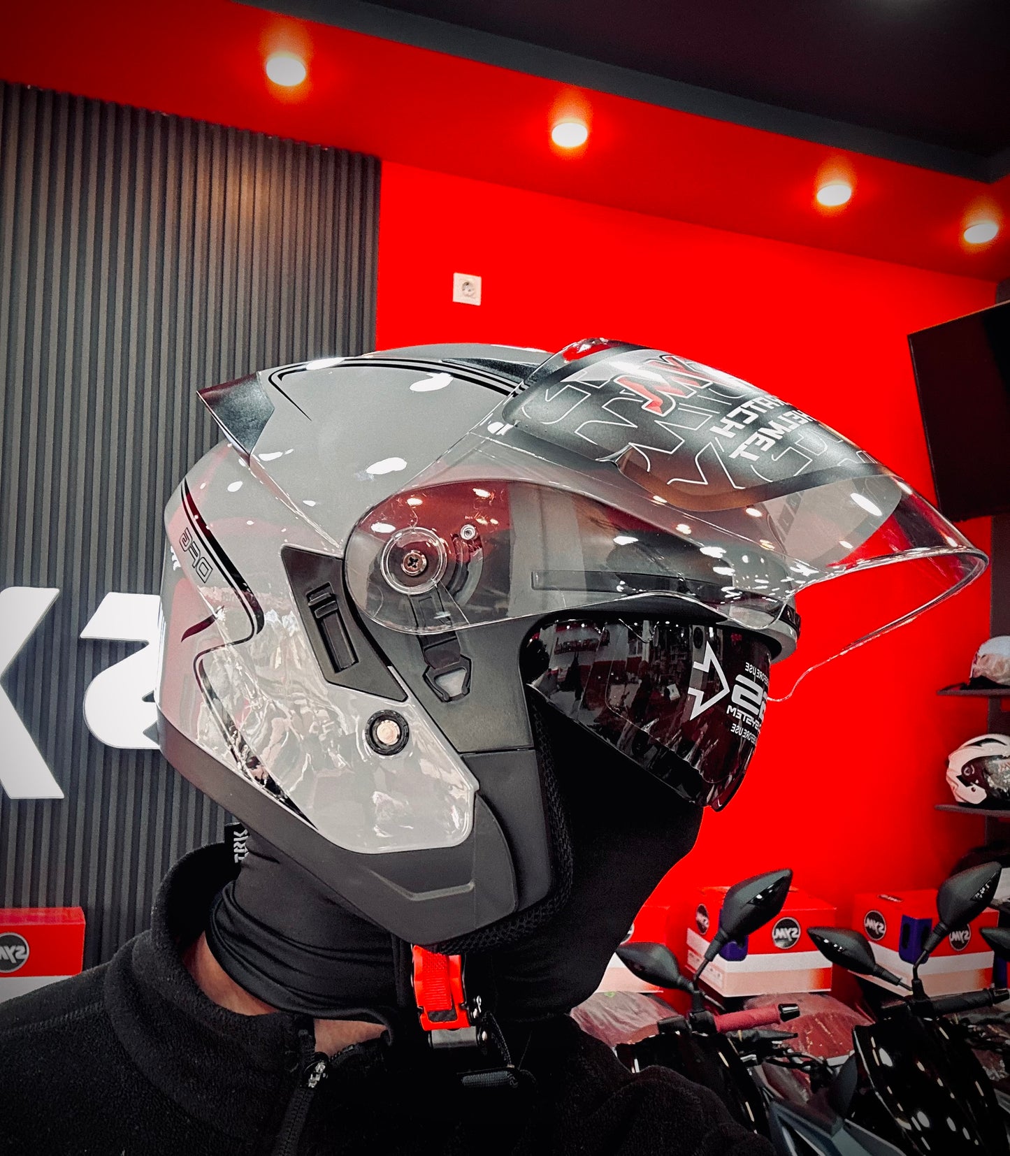 CASQUE DOUBLE VISIÈRE SYM ORIGINAL